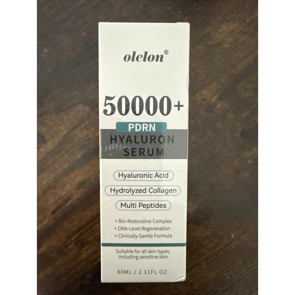Olelon 50000+ Hyaluronic Acid Serum, Rapid Anti Aging and Wrinkle, 2.11 Fl Oz